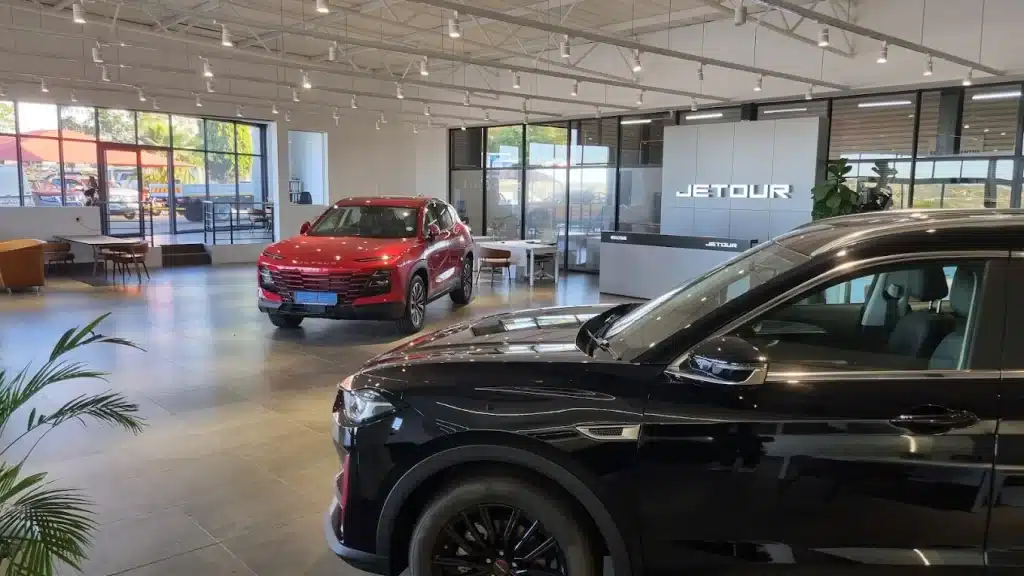 jetour west rand showroom floor