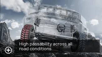 Jetour t1 feature_high passability accross all road conditions